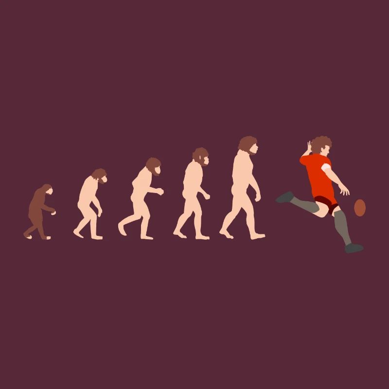 Evolution Rugby Funny gift idea