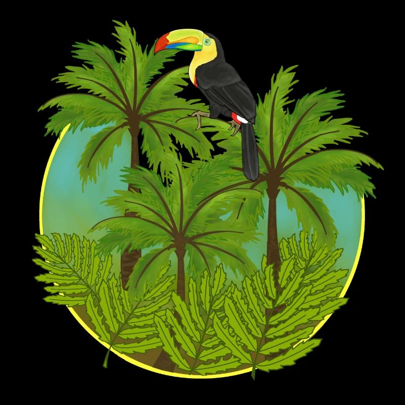 Jungle, toucan, jungle