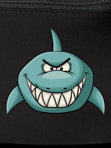 Evil grinning shark