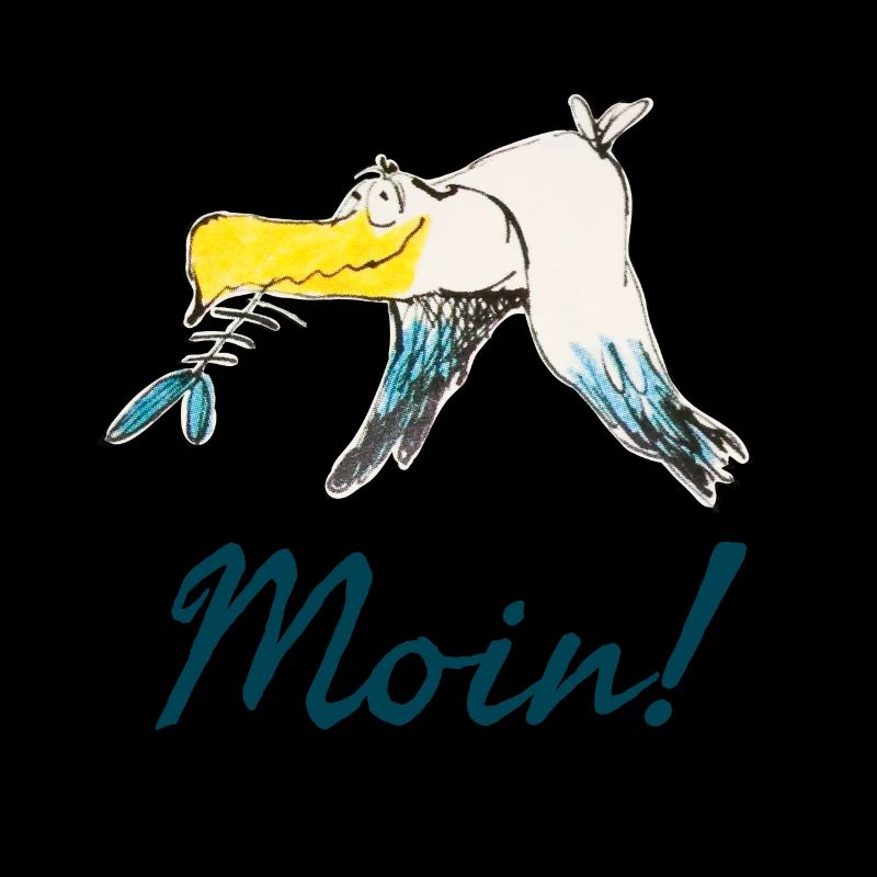 Funny Moin Möwe par Volker Ernsting