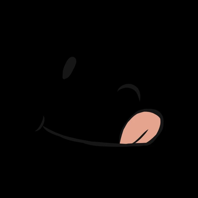 Winking and tongue-in-cheek face gift