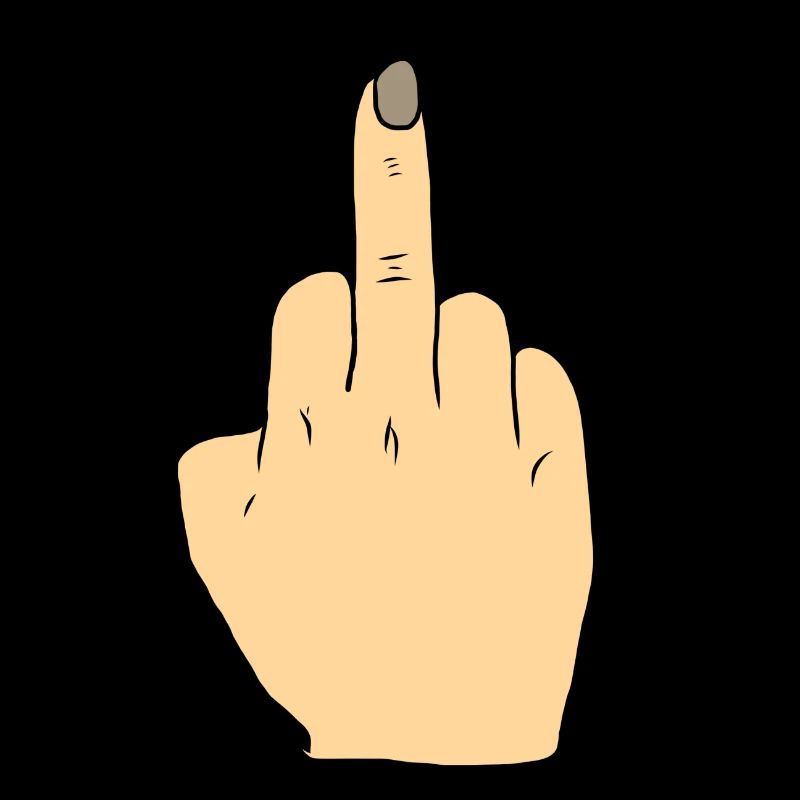 Mittelfinger Geschenk