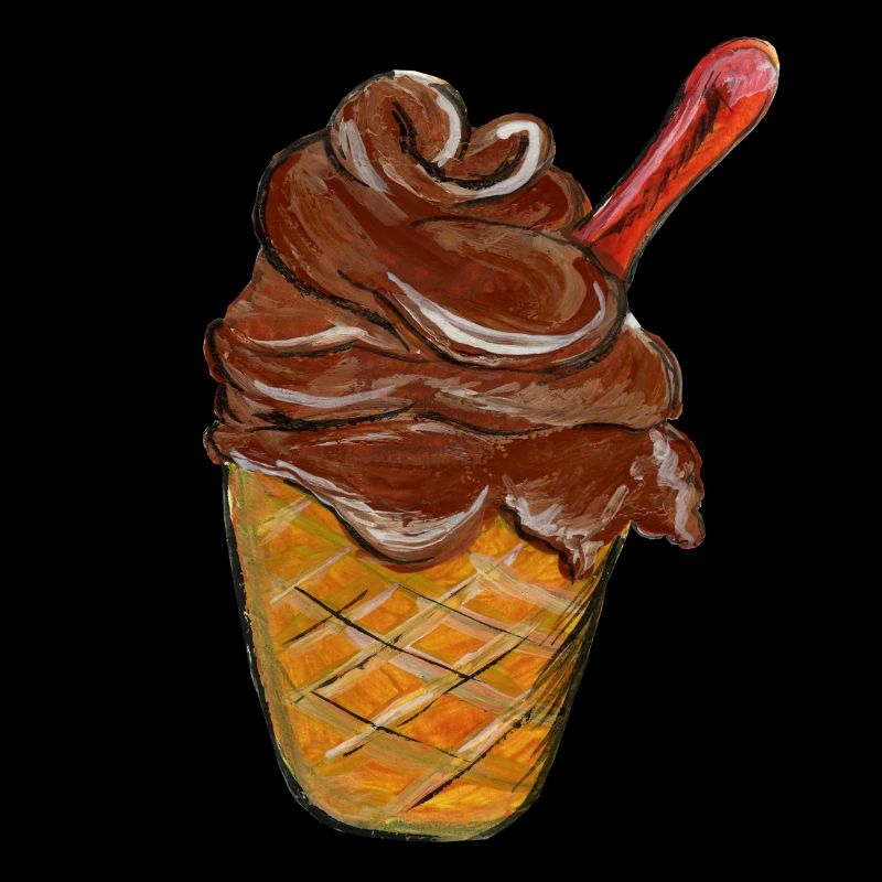 Schokoladeneiscreme