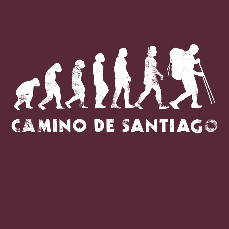 Jakobsweg Evolution Pilger Wanderer Geschenkidee