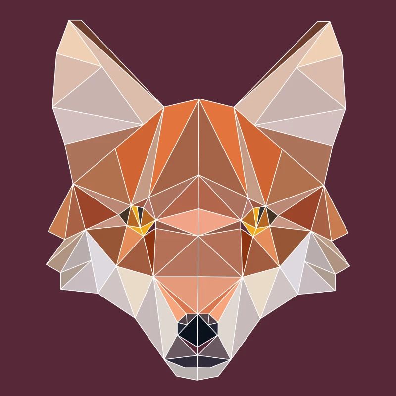 Tshirt polygonal Design Symmetrical Triangular