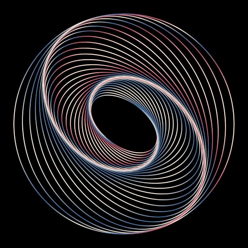 Spirale de géométrie sacrée
