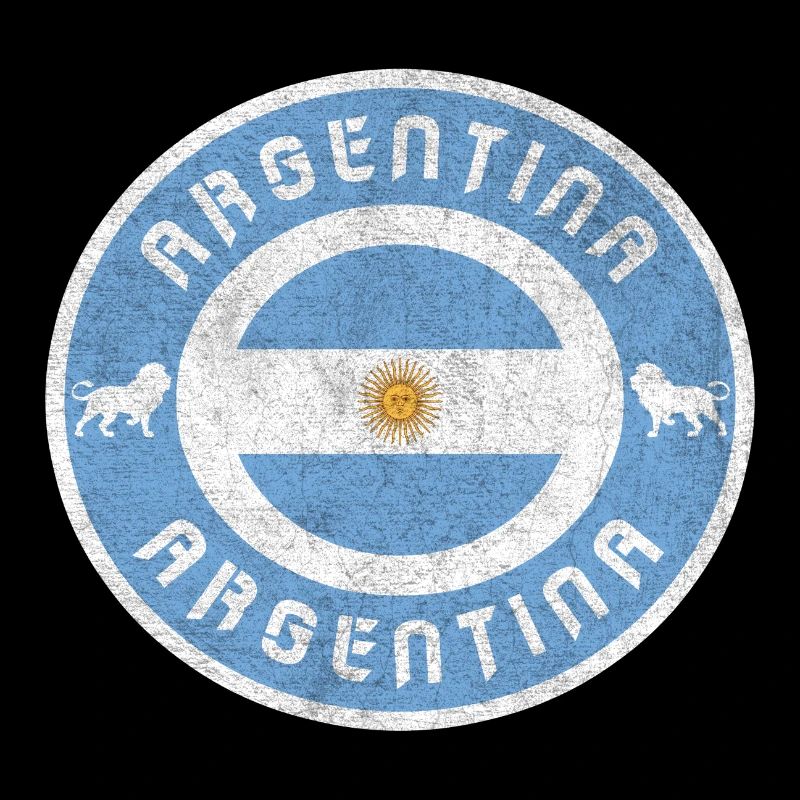 Design vintage de l'Argentine avec drapeau / cadeau