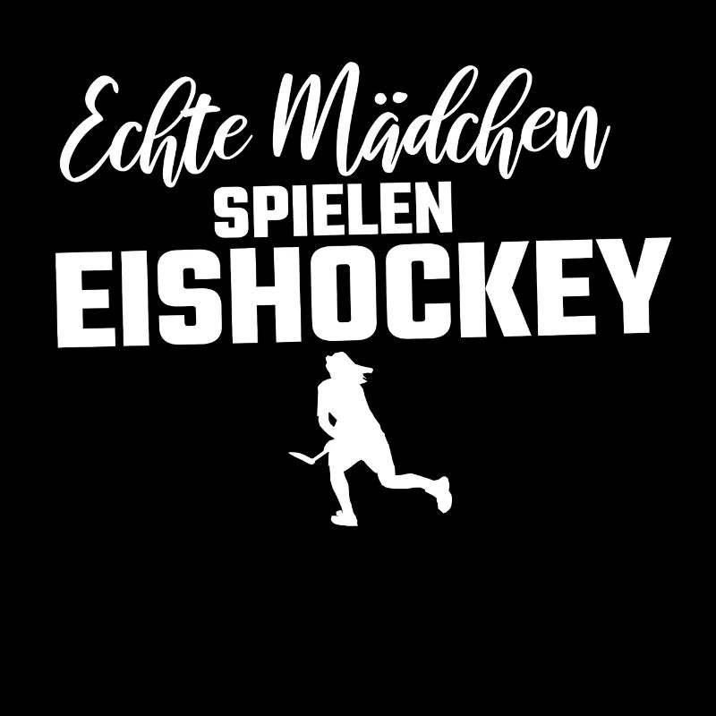 Echte Mädchen spielen Eishockey