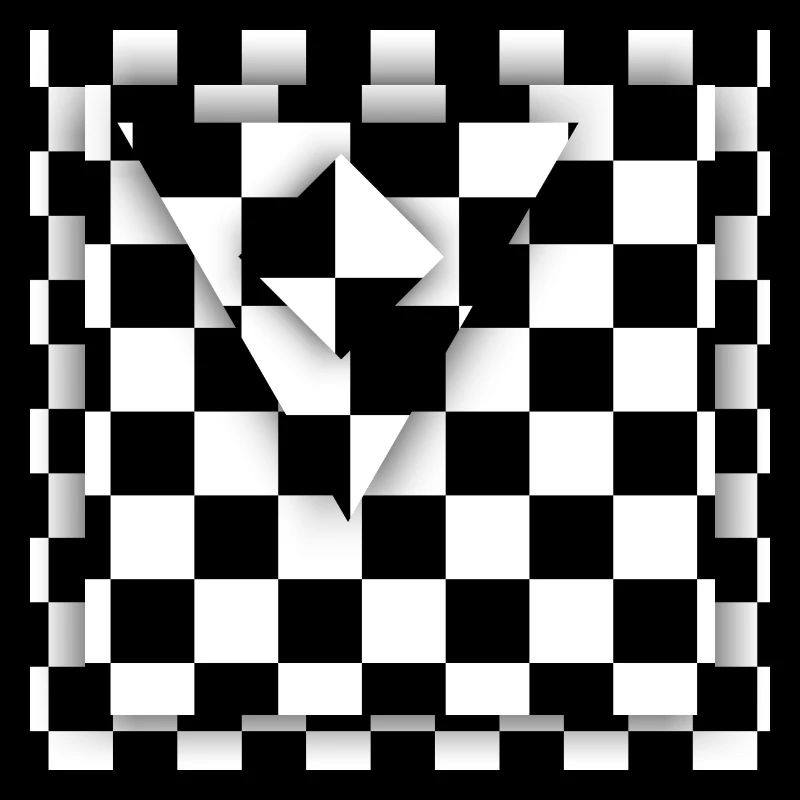 Planche de jeu à carreaux