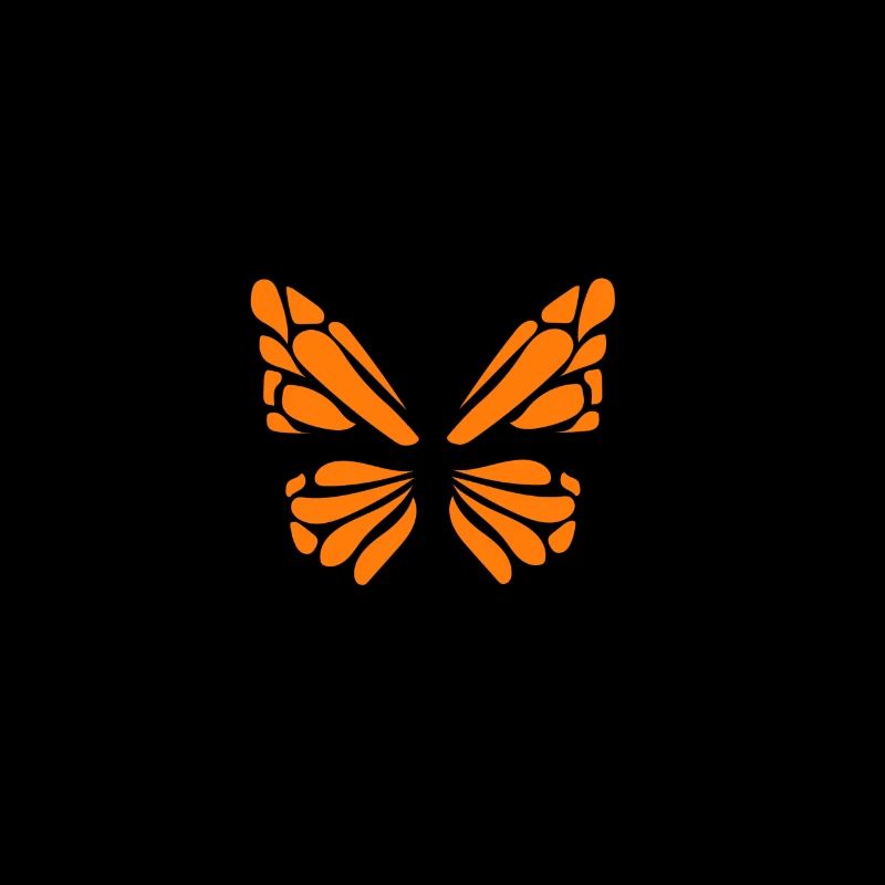 orange butterfly