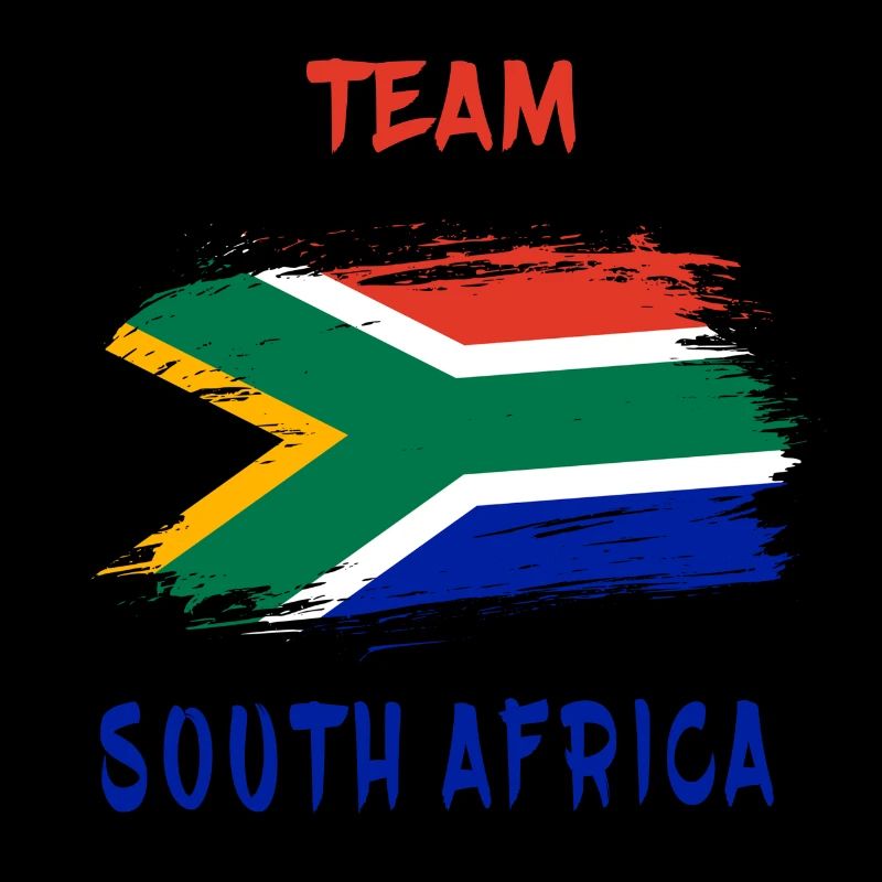 Team Afrique du Sud drapeaux design