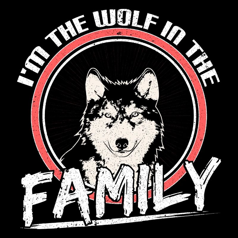 Wolf Heulen Mond Geschenk