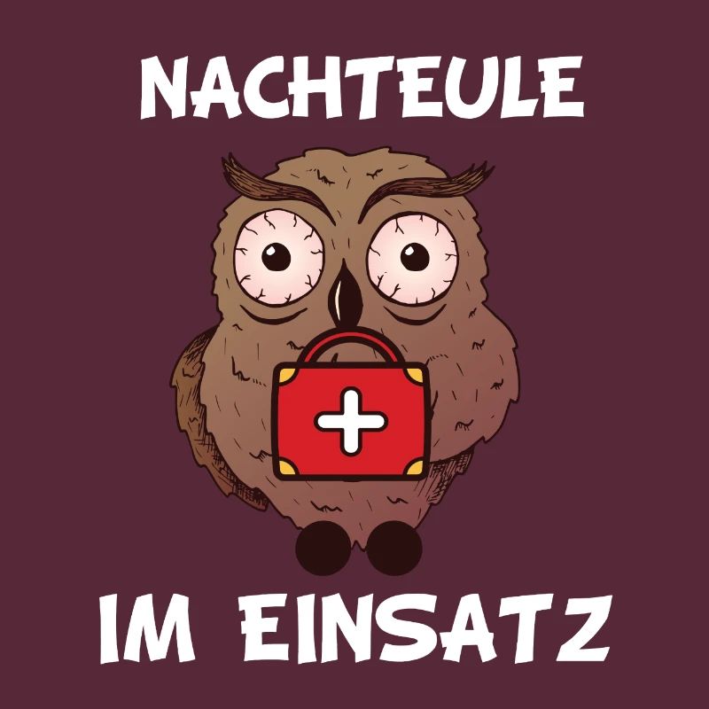 Nachteule, Krankenschwester, Pfleger, MFA Geschenk