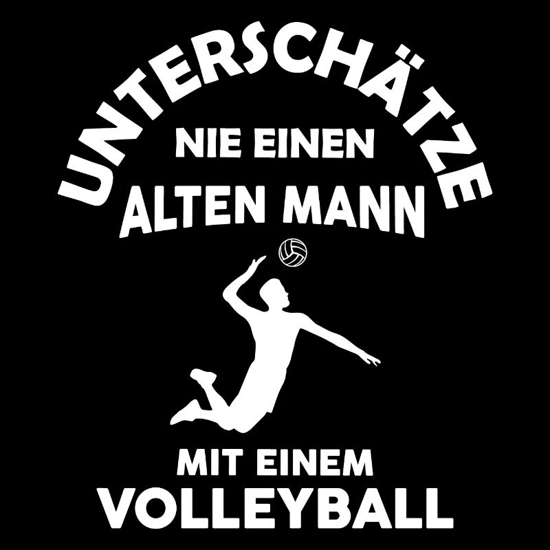 Volleyball alter Mann