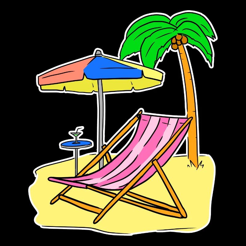 Sun Sea Beach Summer Palm Trees Relax Vacances