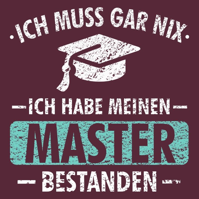 Master Studium Prüfung Abschluss Geschenk