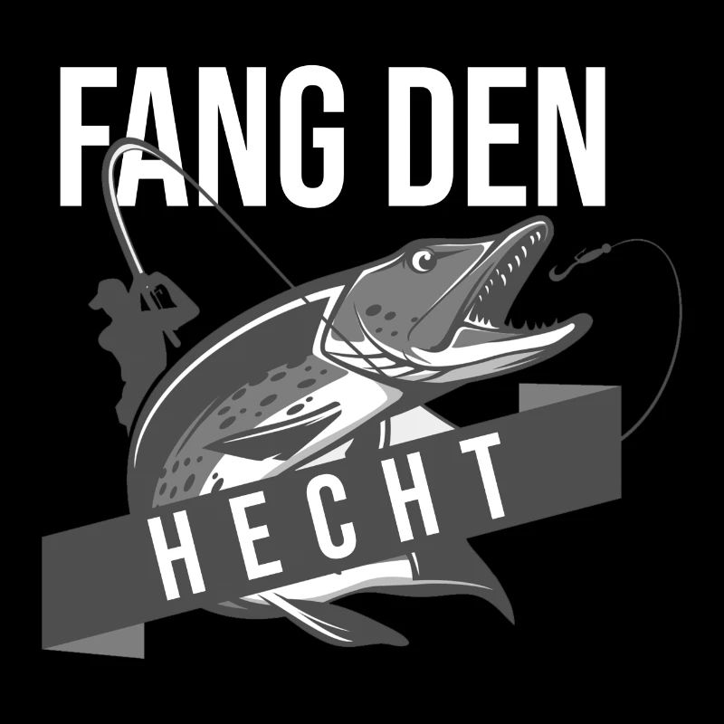 Angler Hecht Raubfisch Geschenk