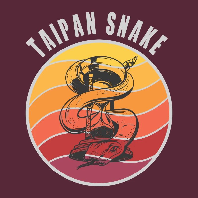 Conception de serpents Taipan / Idée cadeau