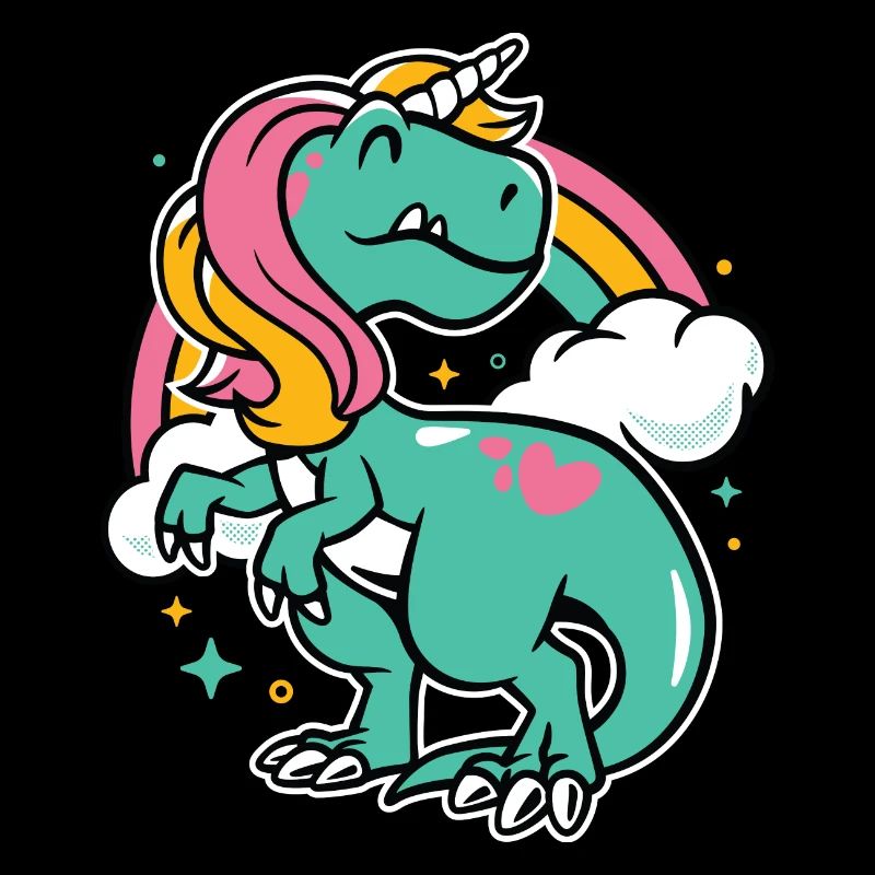 Unicornasaurus T Rex Unicorn Dinosaur