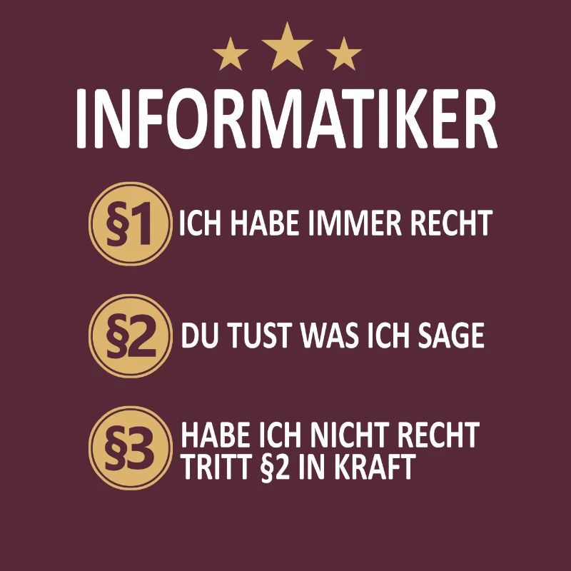 Informatiker Programmierer Informatik Spruch