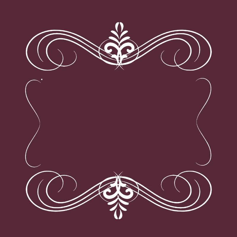 White Elegant Frame Wedding Decoration