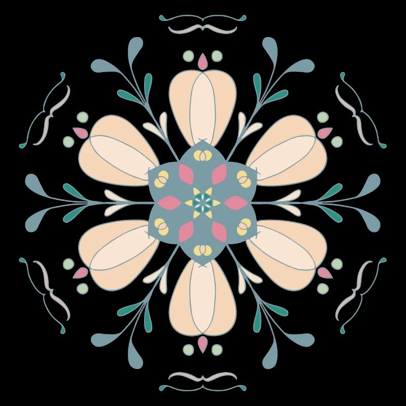 Mandala dans le style boho