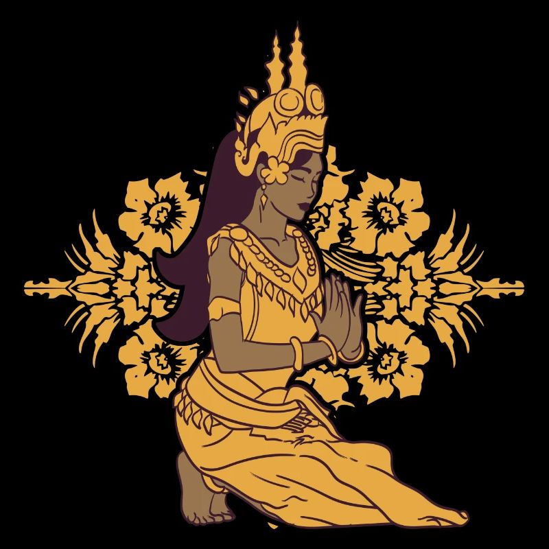 Cambodia Tradition Dance Khmer Apsara I Gift