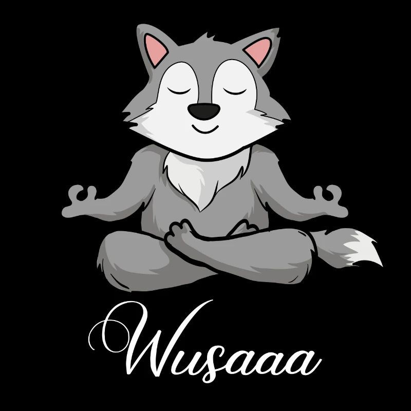Wolf Auszeit Durchatmen Wusaaa