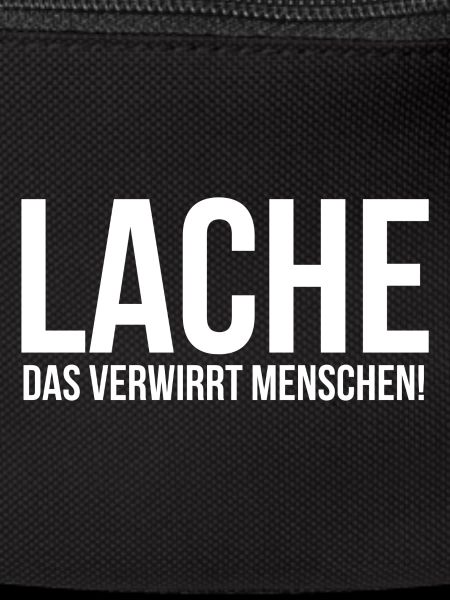 Lache das verwirrt Menschen