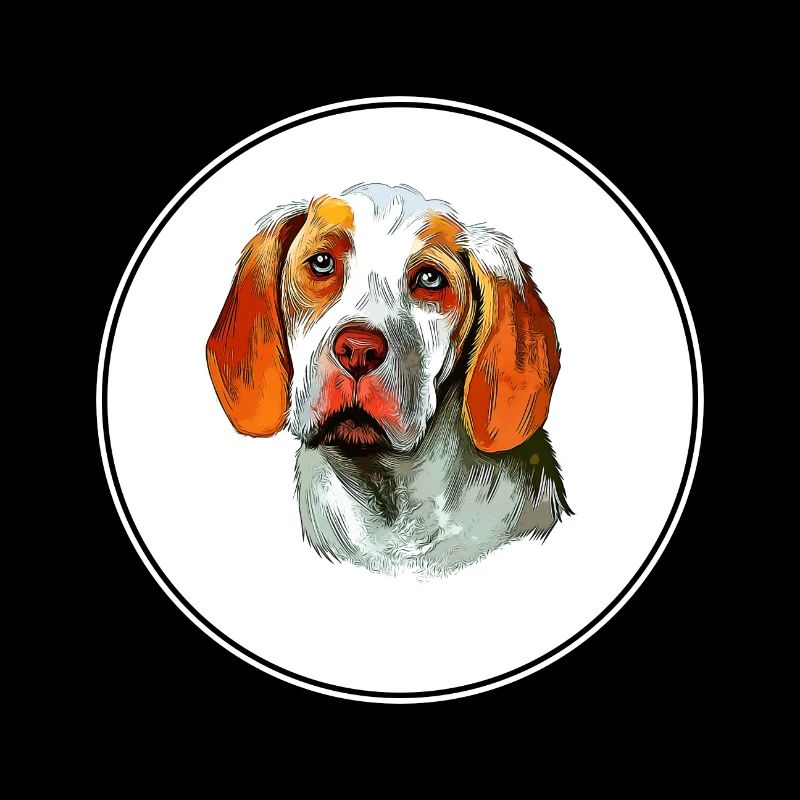 Ariege Pointer Dog Aquarelle Art Illustration