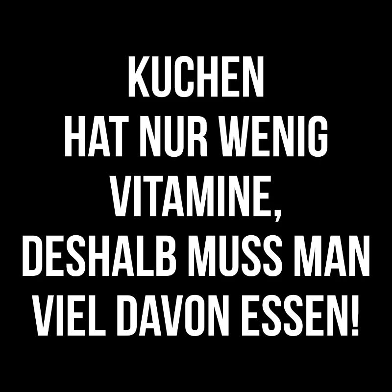 Kuchen hat wenig Vitamine deshalb viel davon essen