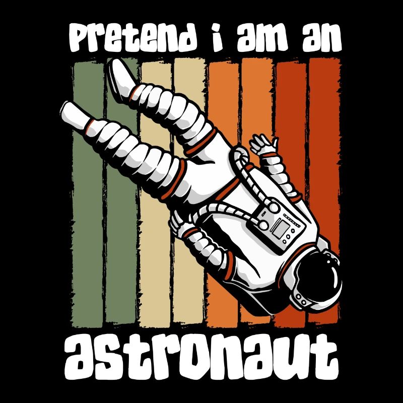 Weltall Logo Raumfahrtschiff Spaceman