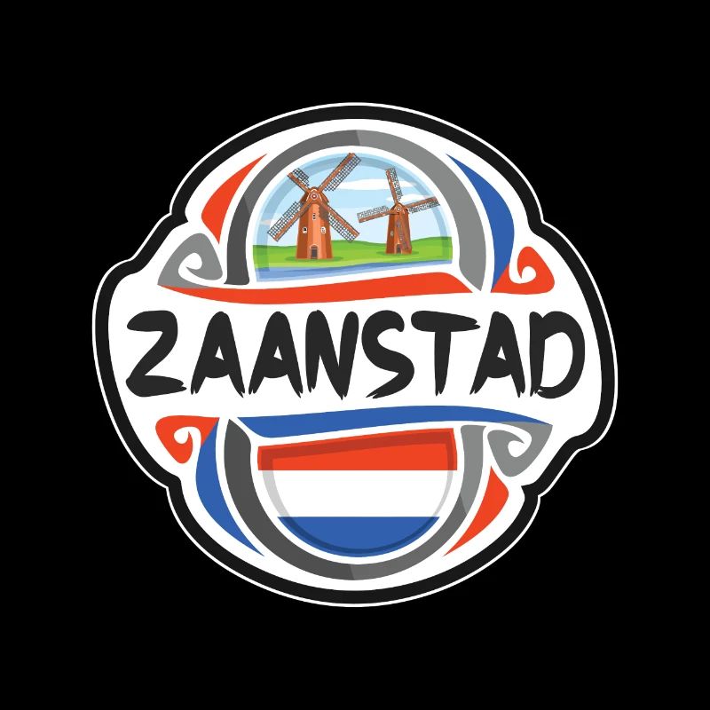 Zaanstad Pays-Bas Drapeau Voyage Souvenir Badge St