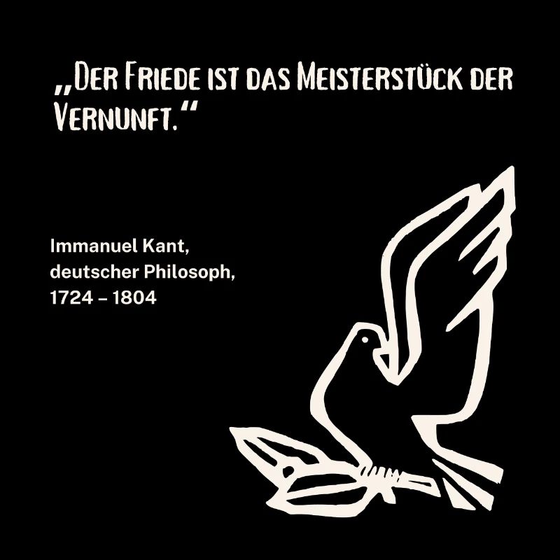 Zitat deutscher Philosoph Frieden