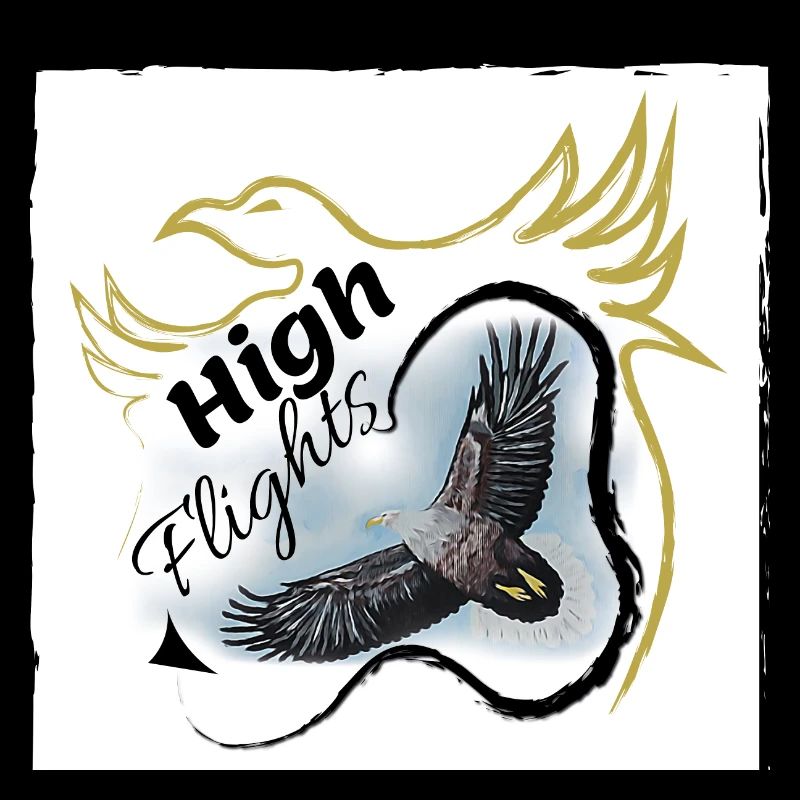 Fier aigle aigle dans le ciel