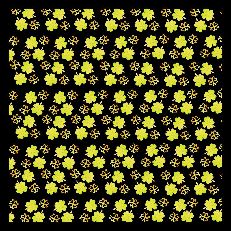 st patrick´s muster, Kleemuster goldfarben