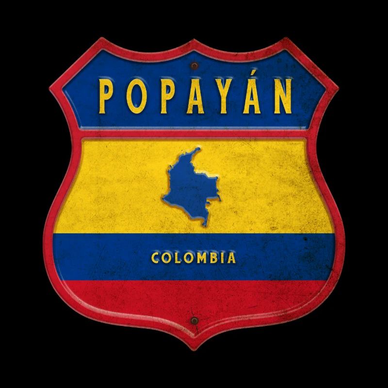 Conception des armoiries de Popayán, Colombie