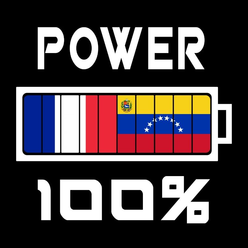 Venezuela und Frankreich Power 100%