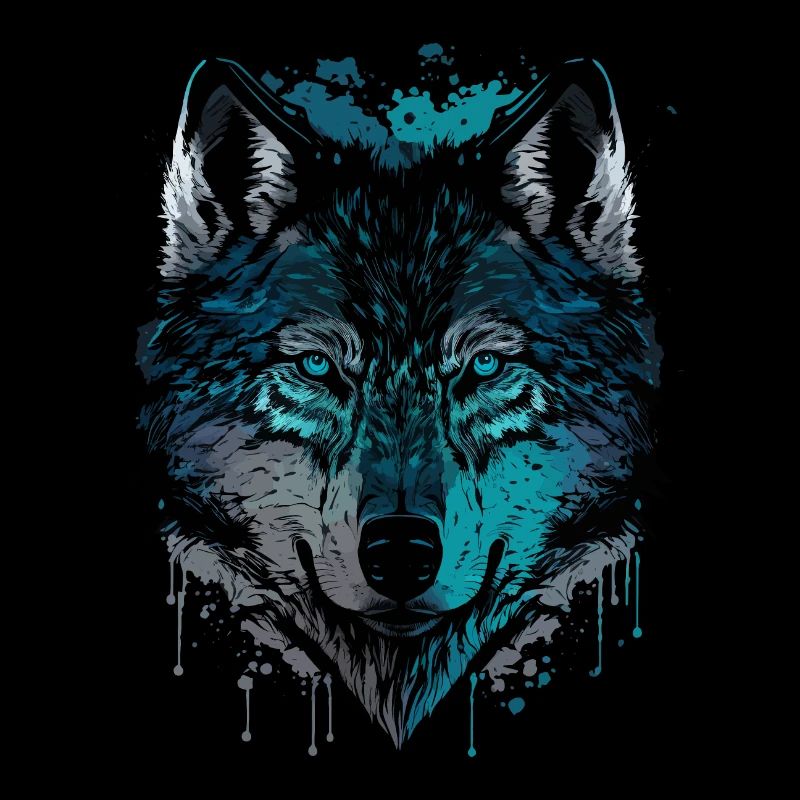 Un dessin de loup comme fabuleux cadeau de Noël