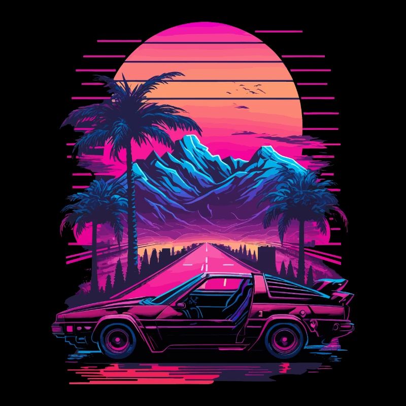 Vaperwave Mountain