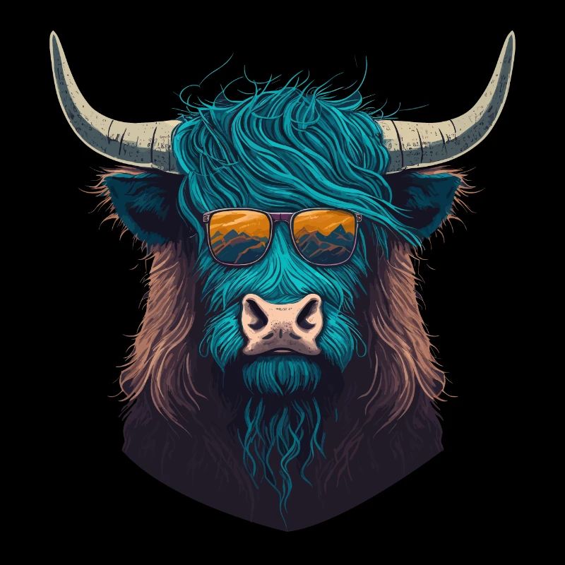 Yak with Sunclasses