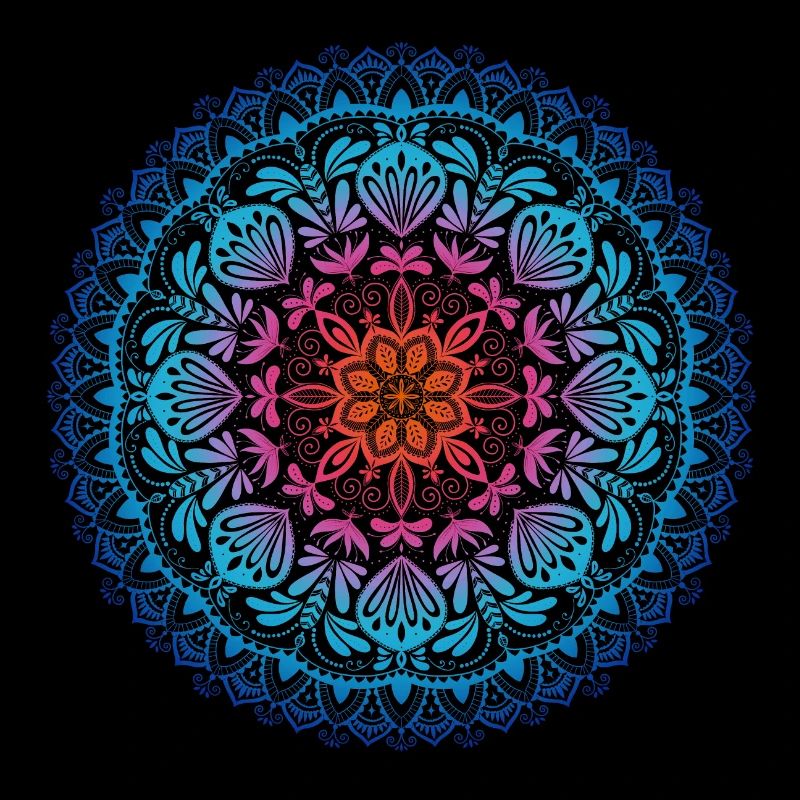 Rainbow Mandala