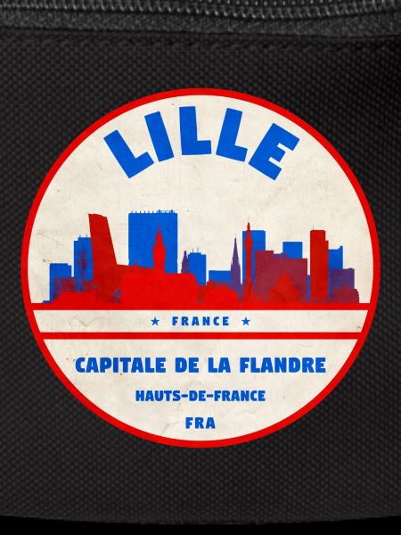Lille Skyline Retro Badge