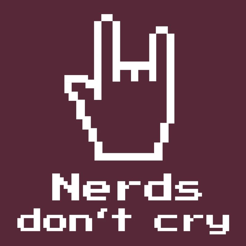 Nerds don't cry! Nerd-Shirt, Gift, Computer Science