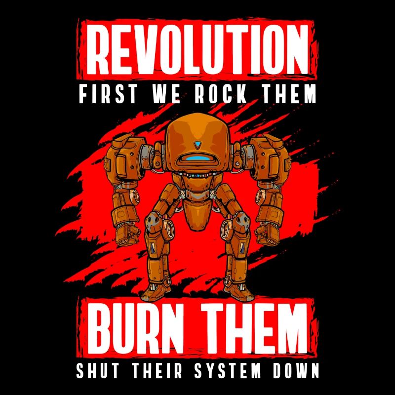Roboter Retro Kampfroboter