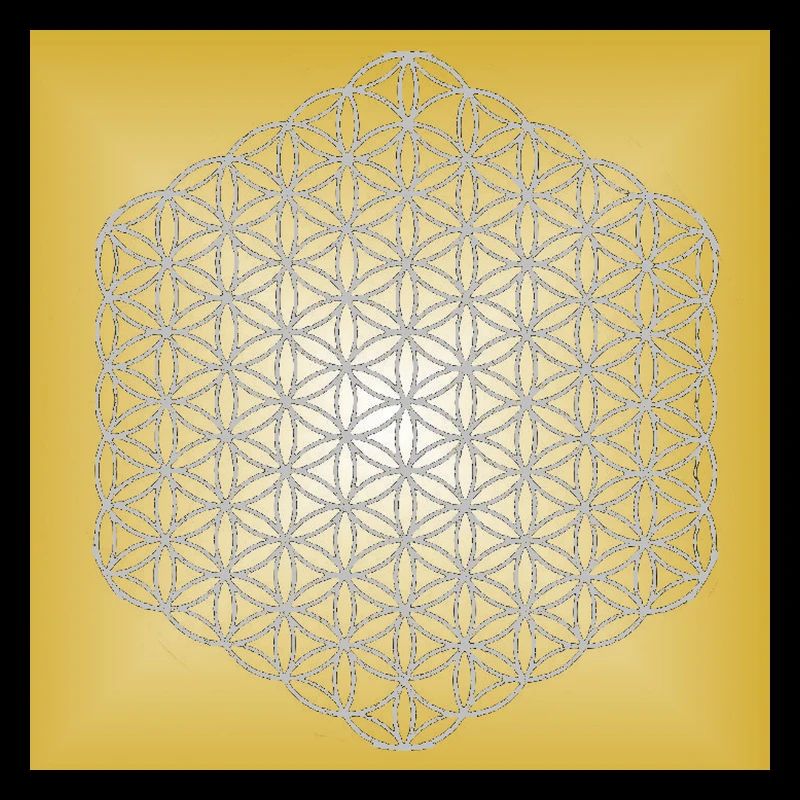 Fleur de Vie argent - 5ème dimension