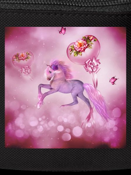 Wonderful fantasy foal with hearts.