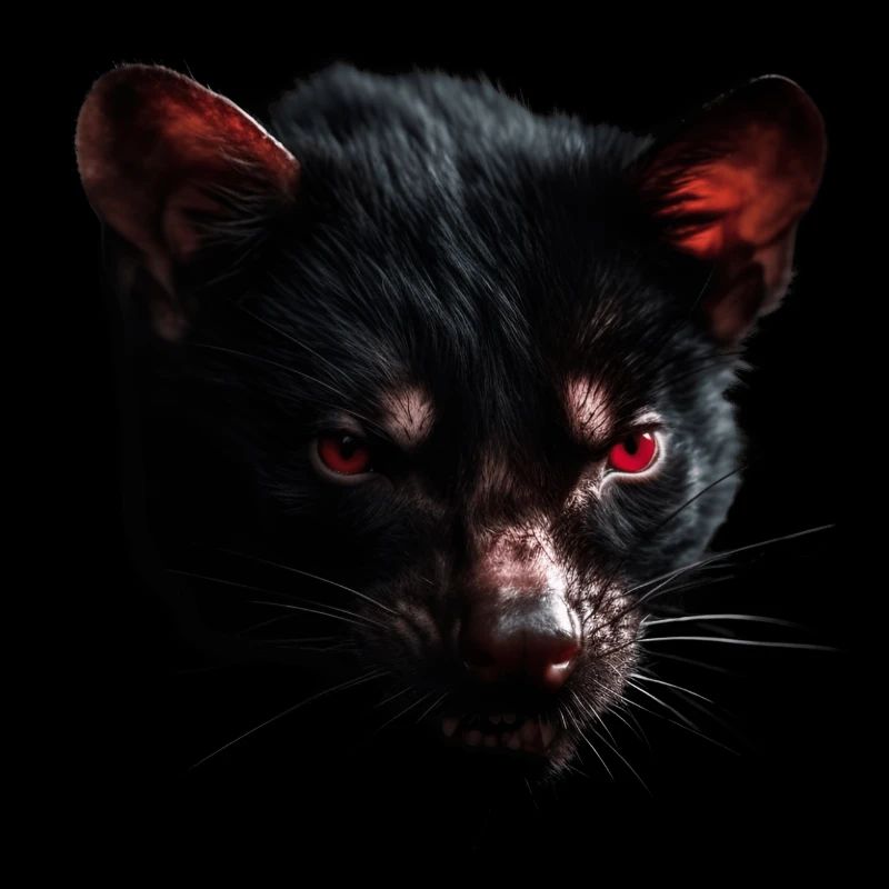 Tasmanian devil head