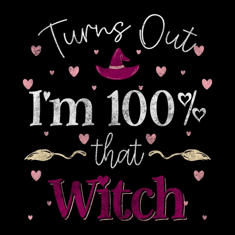 Witchcraft Broom Halloween Saying