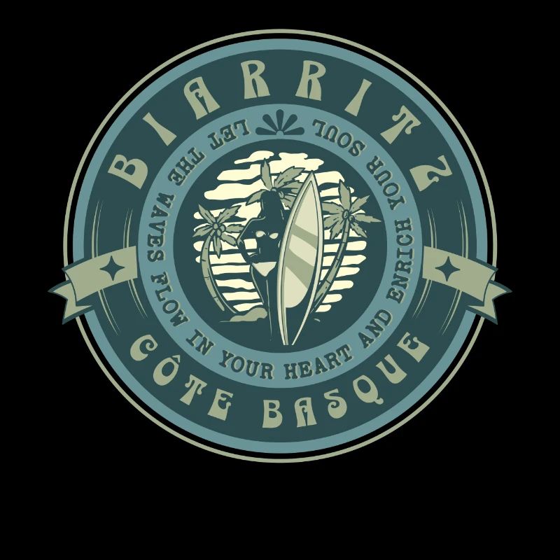 Biarritz Frankreich Côte Baskisches Surfen